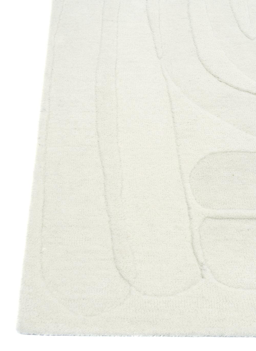 Ivory Wool Rug -Floor Covering