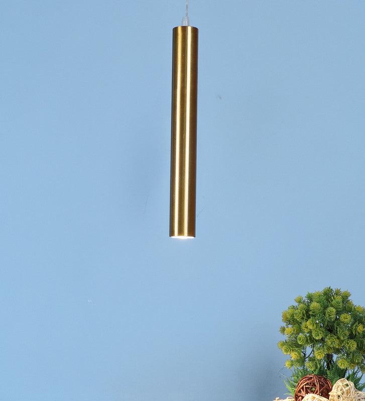 Gold Iron Hanging Light | Inbuilt LED |  Lunara