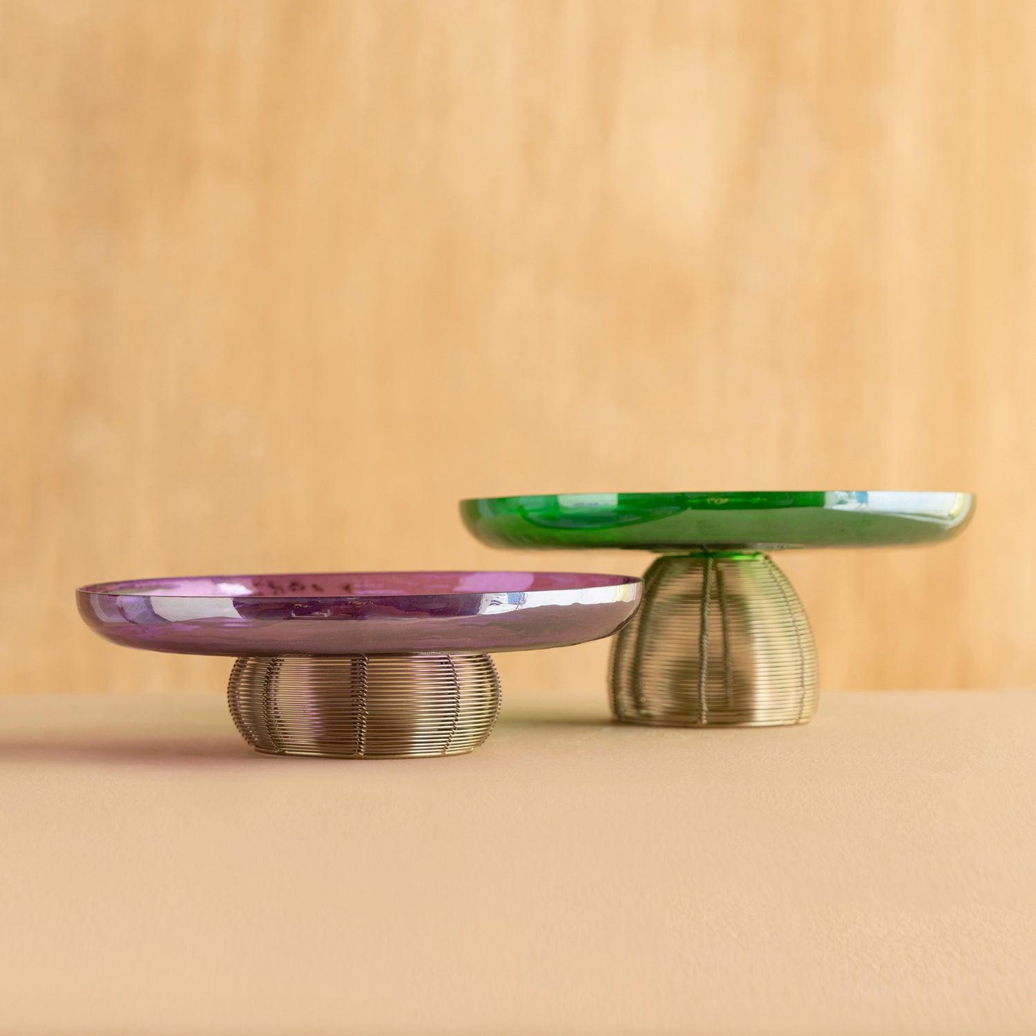 Urja Tray | Green & Purple