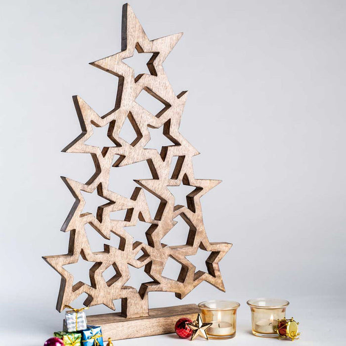 Star Christmas Tree Decor | Elegant Christmas Tree Star for Home decor