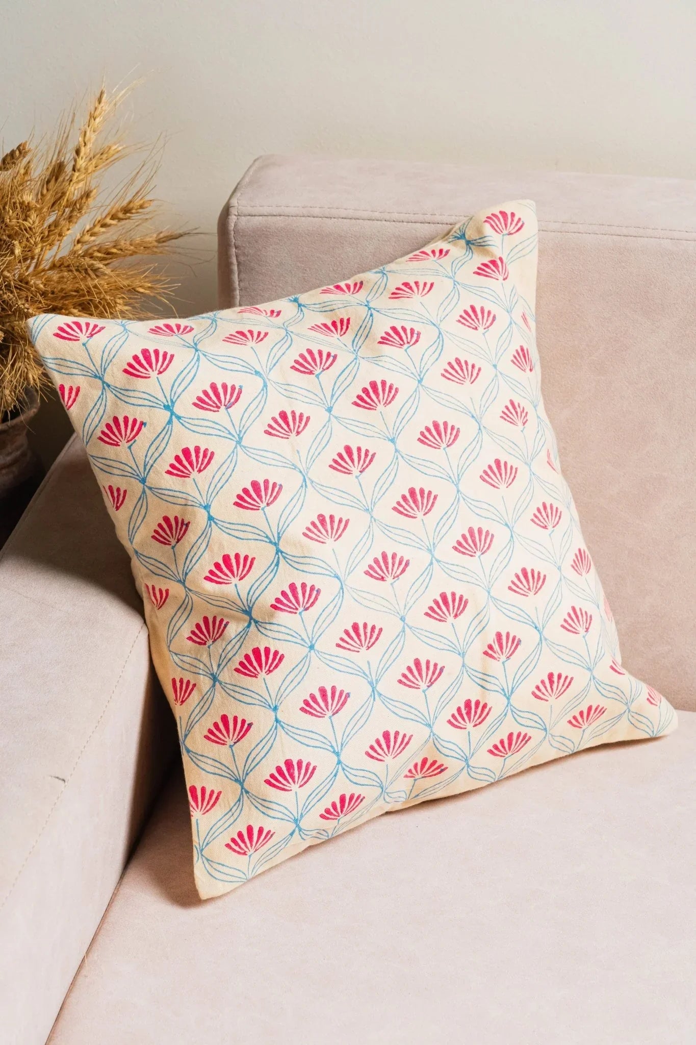 Neelam Block Cushion Cover