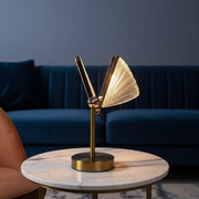 Antique Gold Iron Table lamp | Inbuilt LED |  Velona