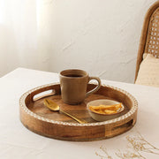 Wooden Serving Tray | Sturdy Snack Serving Tray | Decorative Home Decor Tray