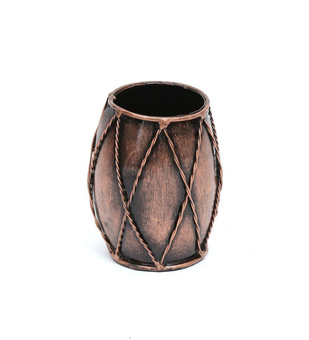 Dholak Pen Stand for Table Decor | Stylish & Unique Desk Organizer