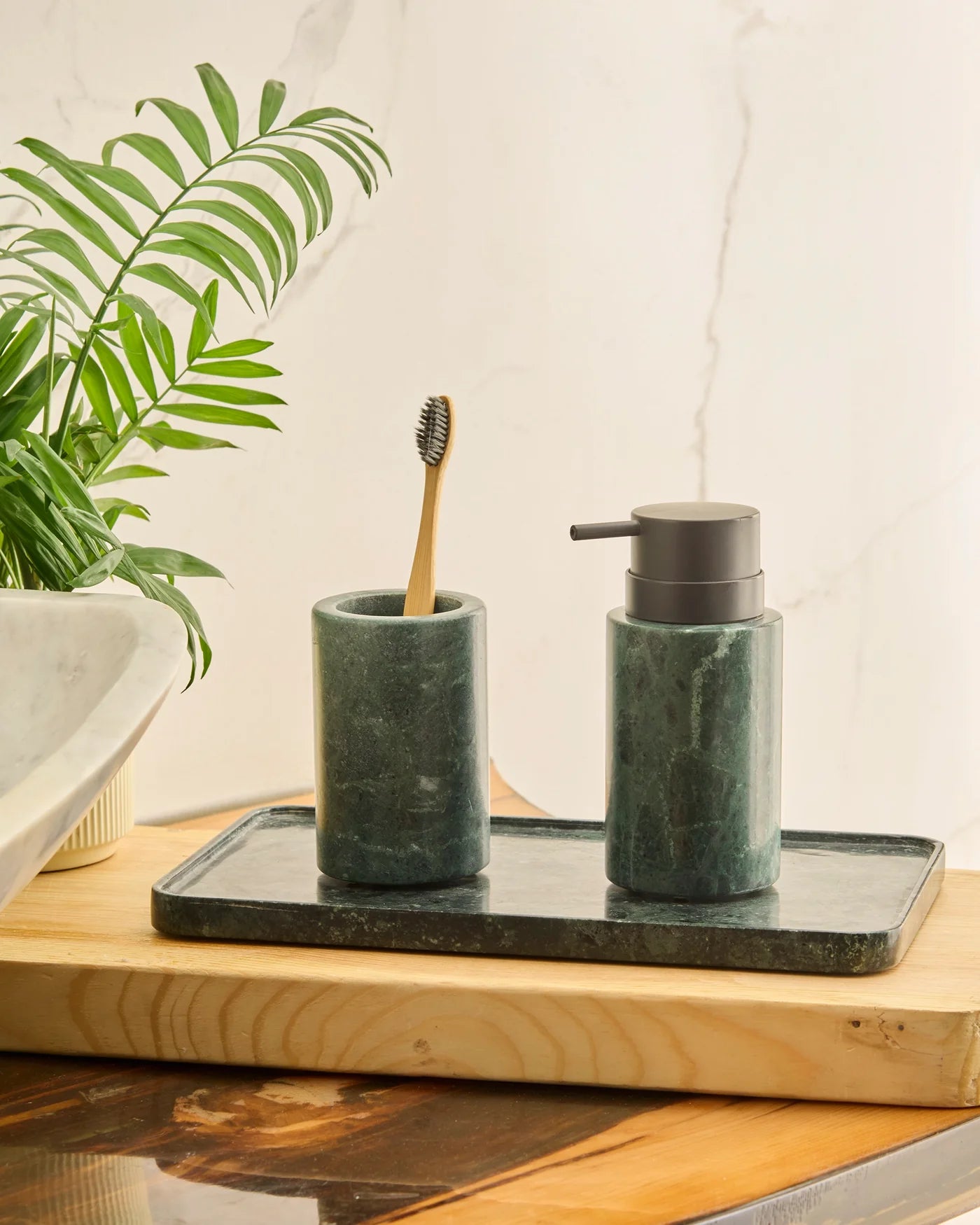 Dispenser Set- Baroda Green