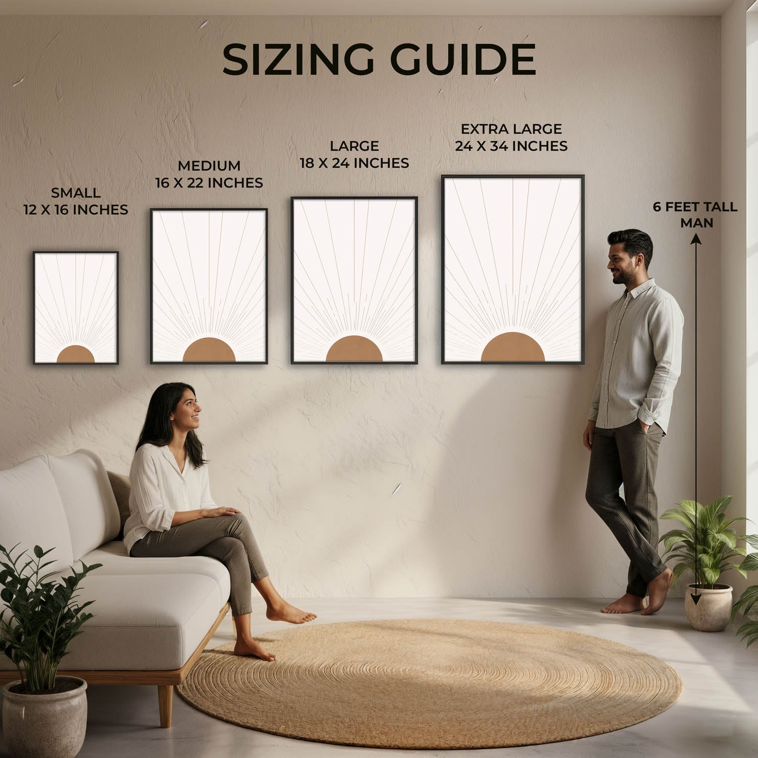 Radiant Dawn Wall Painting