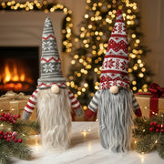 Set of 2 Knitted Christmas Wine Bottle Covers – Nordic Gnome Design
