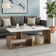 Coffee Table for Living Room with Storage Shelf - Witely