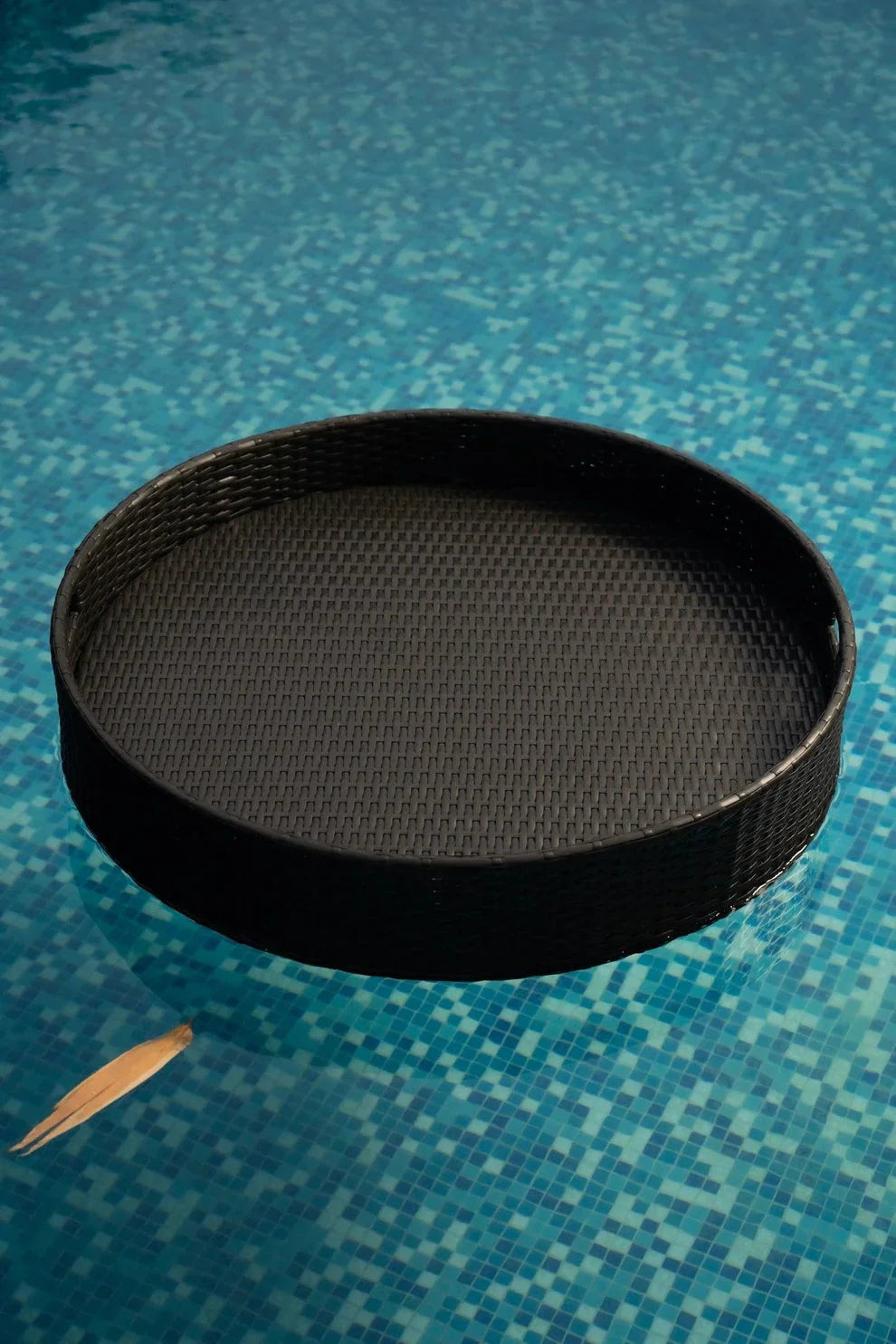 Luxury Round Floating Serving Tray