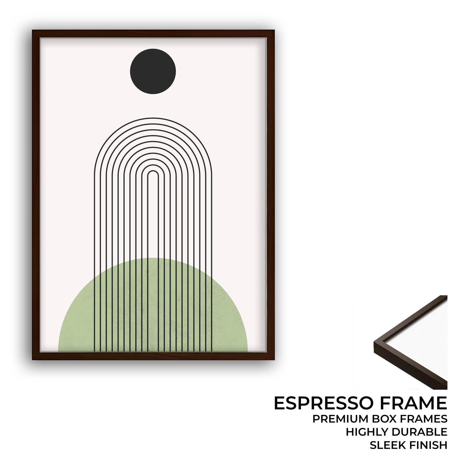 Arco Green Wall Painting