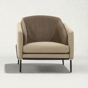Nolan Metal Legs & Fabric Upholstery Armchair