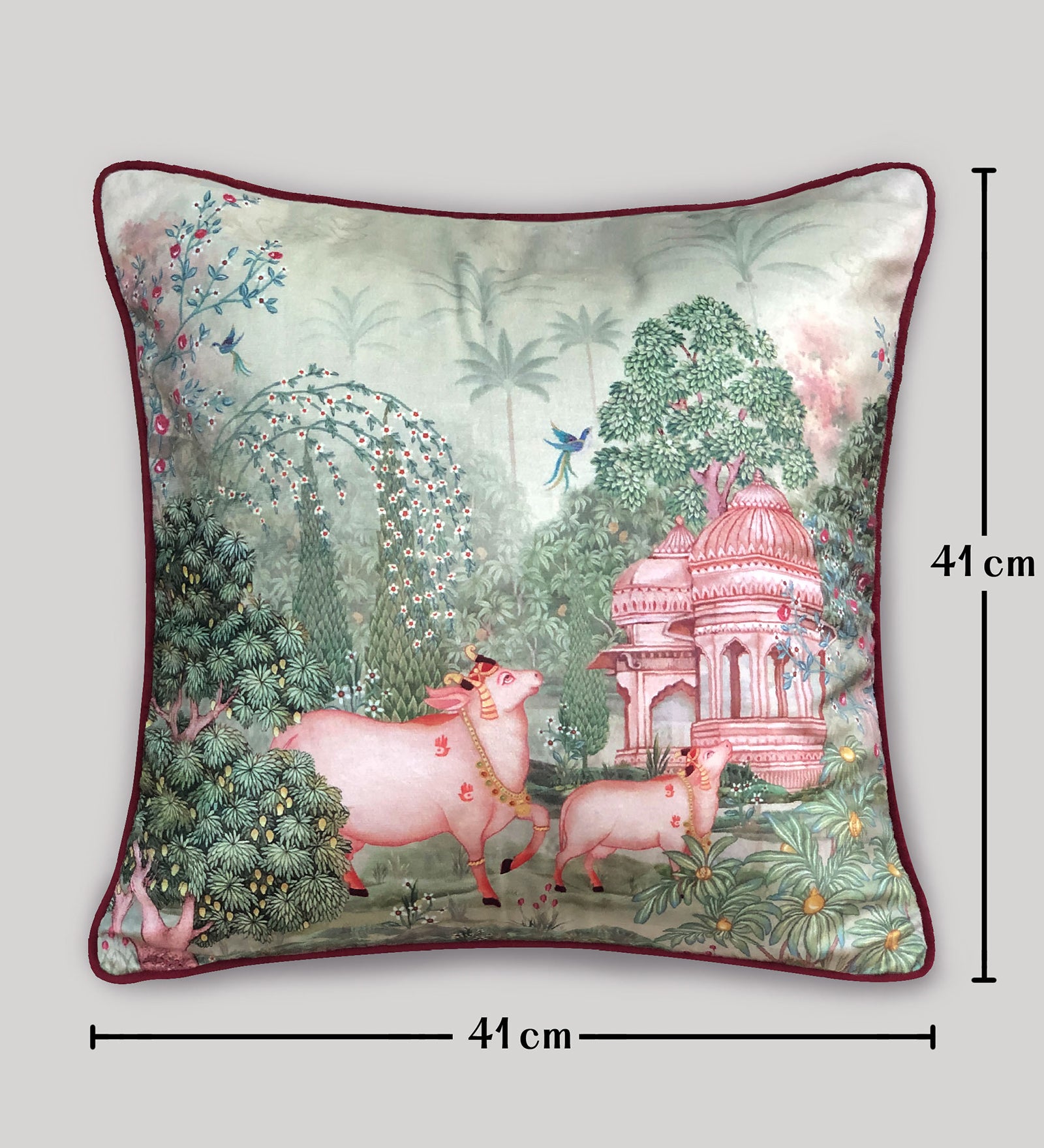 Preetier Pichwai Cushion Cover – 16 x 16
