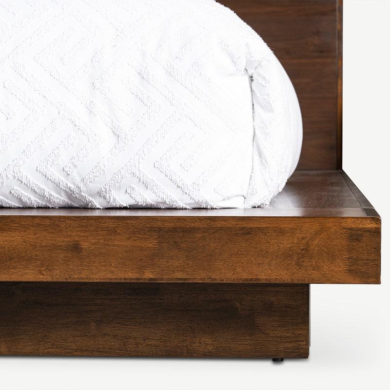 Amelia Solid Wood Low Height Bed