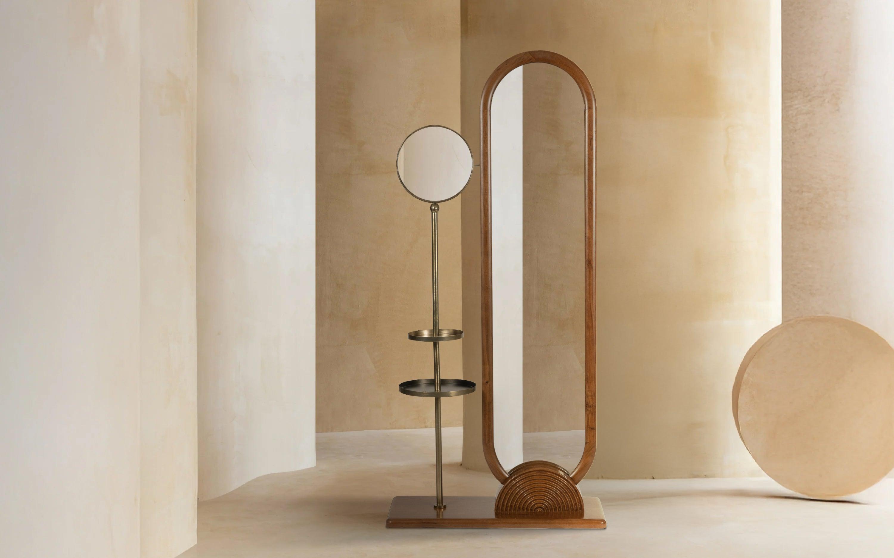 Abacus Dresser | Acacia Wood and Glass