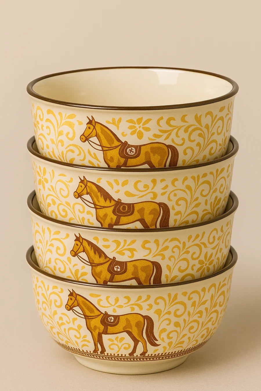 Chetak Ethnic Serving Bowl (300 ML) - Set Of Four