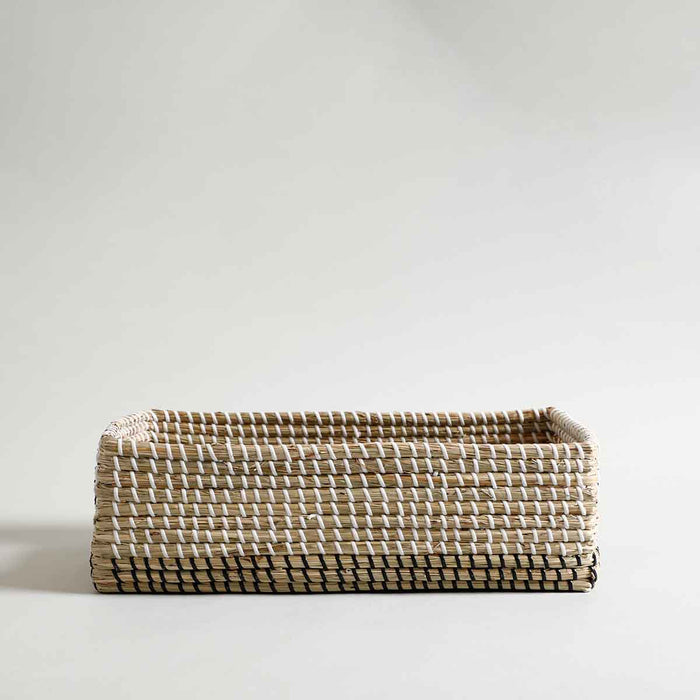 Zaire Seagrass Tray | Organiser For Side Table