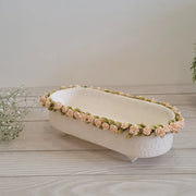 Floral Rimmed Basket