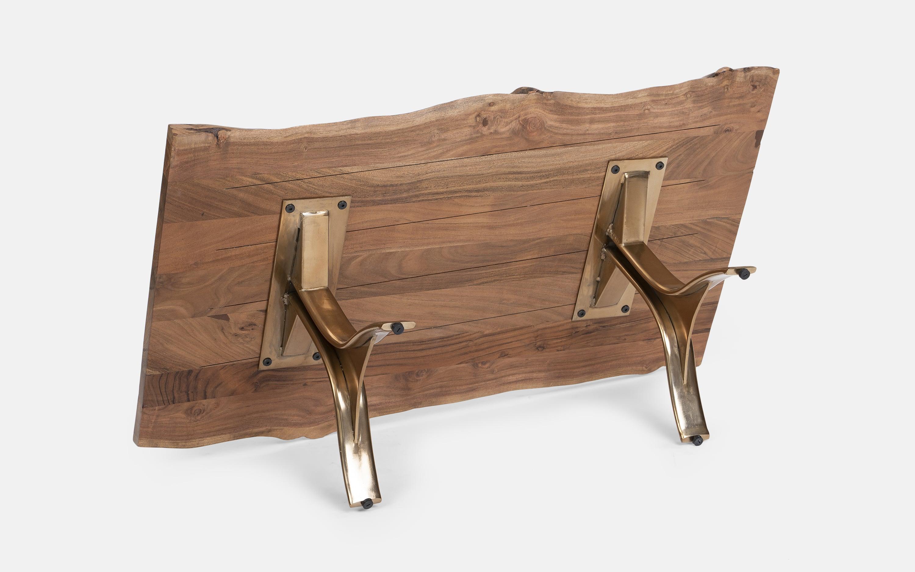 Yoho Coffee Table | Wooden Center Table for Living Room | Acacia Wood Sofa Table