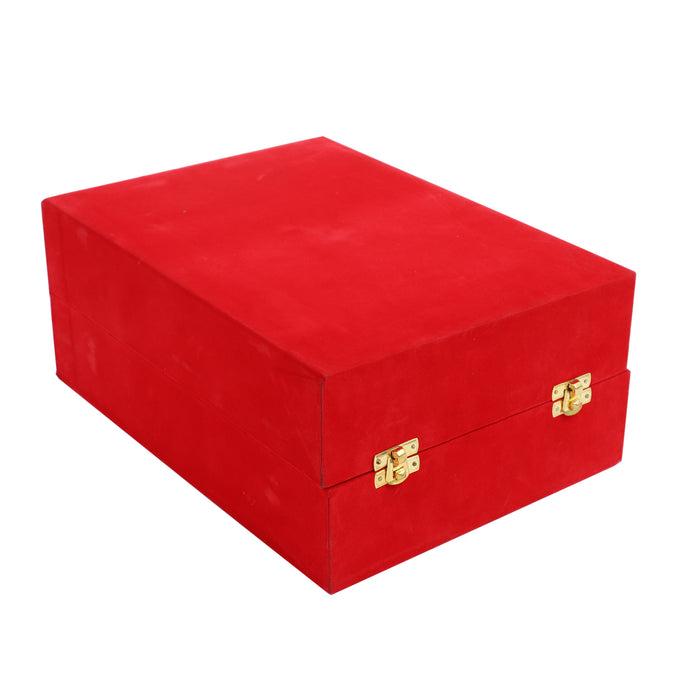 Lord Ram Darbar Idol with Red Velvet Gift box