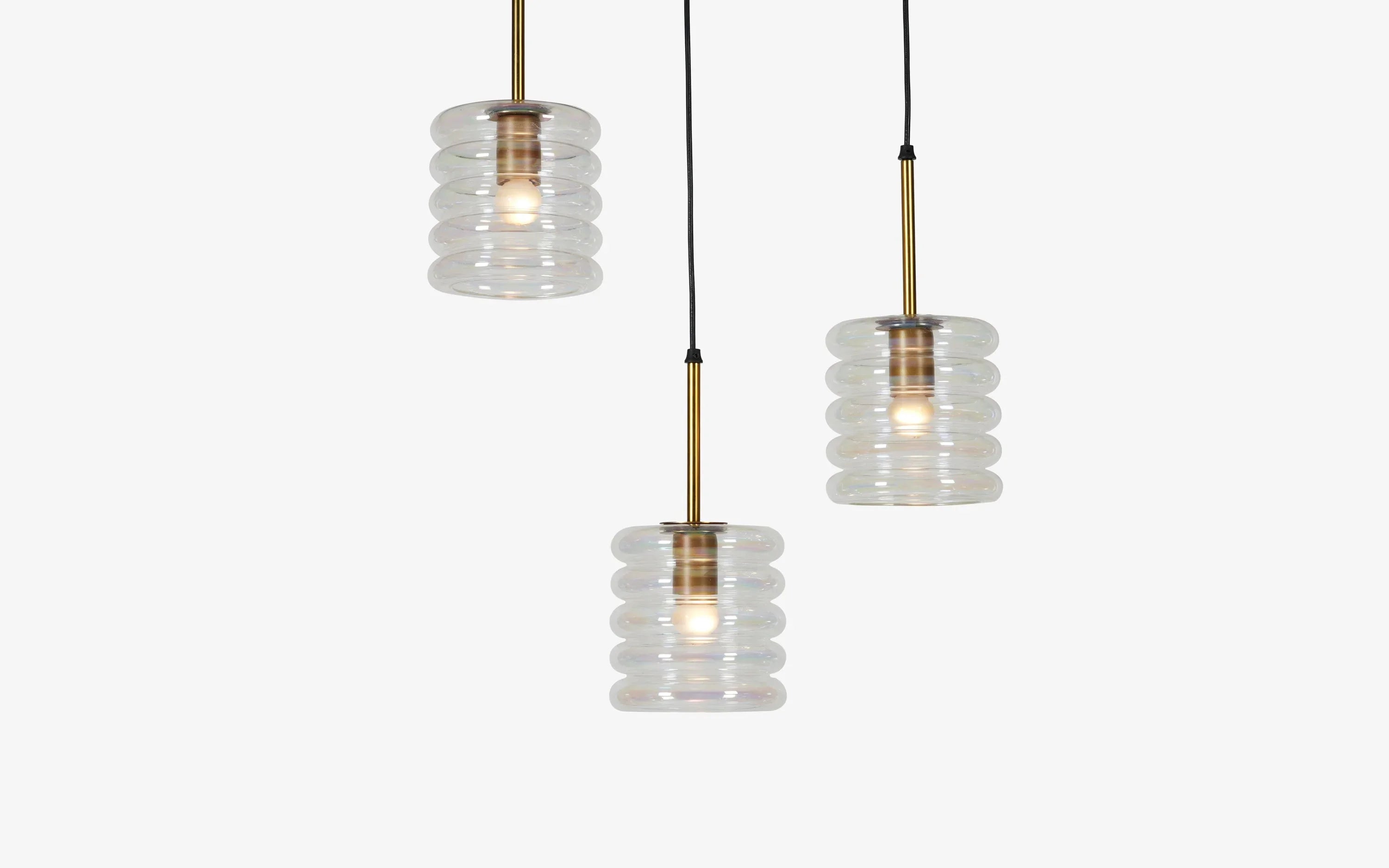 Unio Cluster Hanging Lamp | Mild Steel and Glass