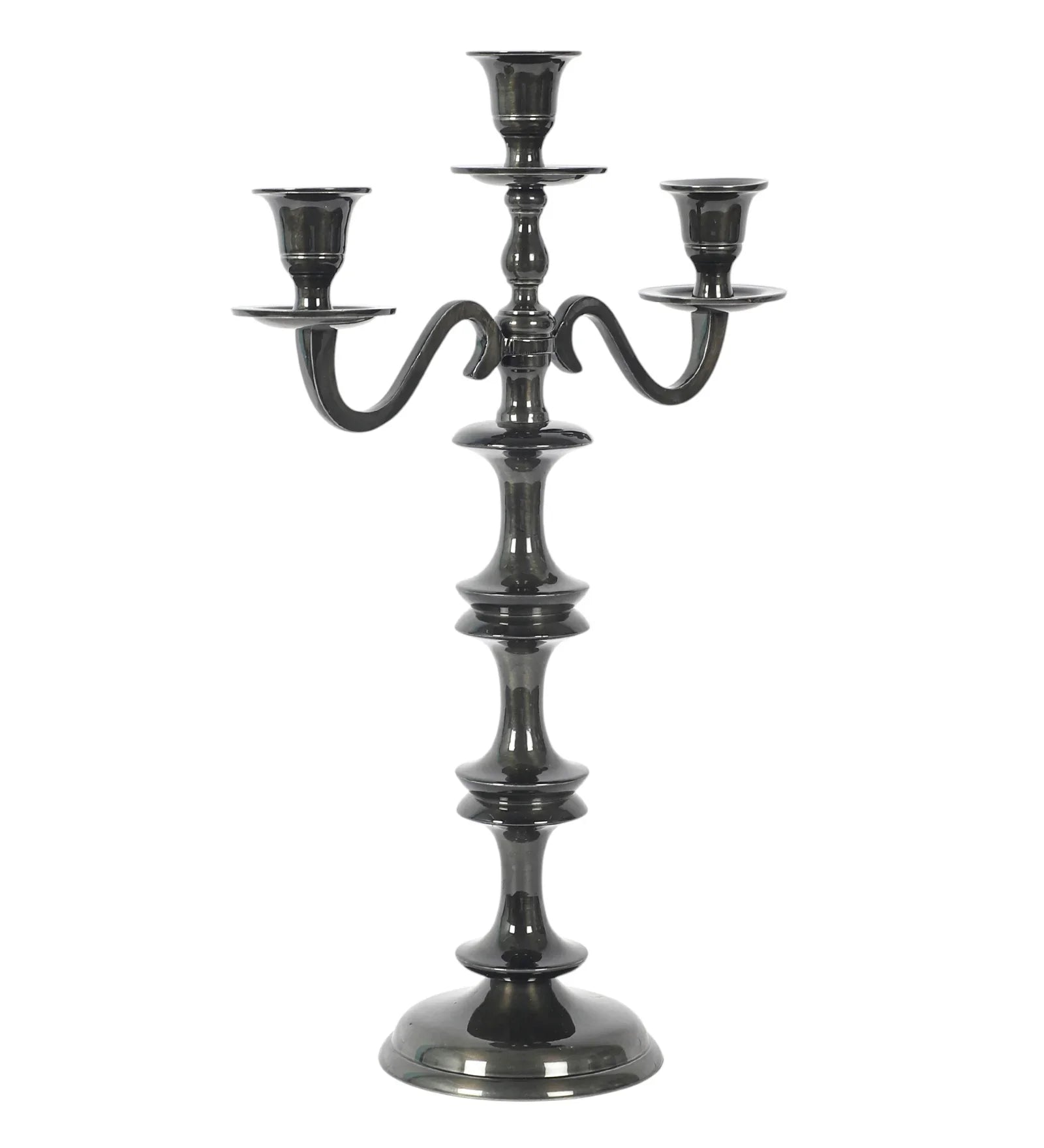 Imperium Crested 3-Arm Candleholder