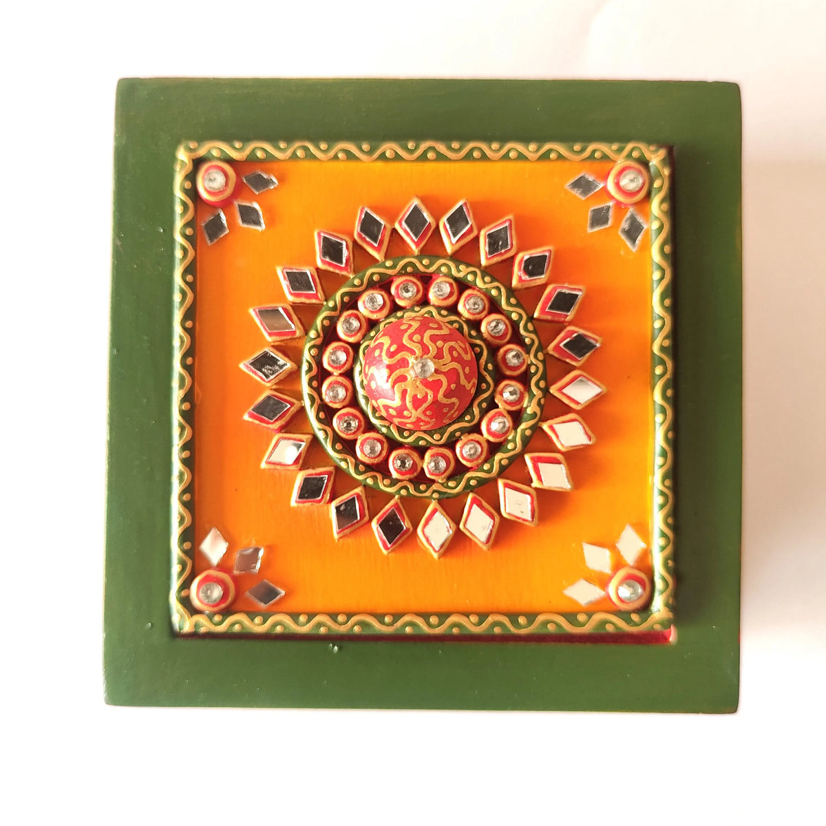 Paper Mache Decorative Box