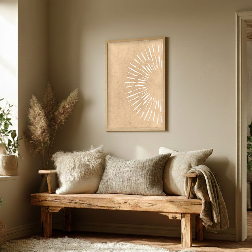Burst – Abstract Energy Wall Painting