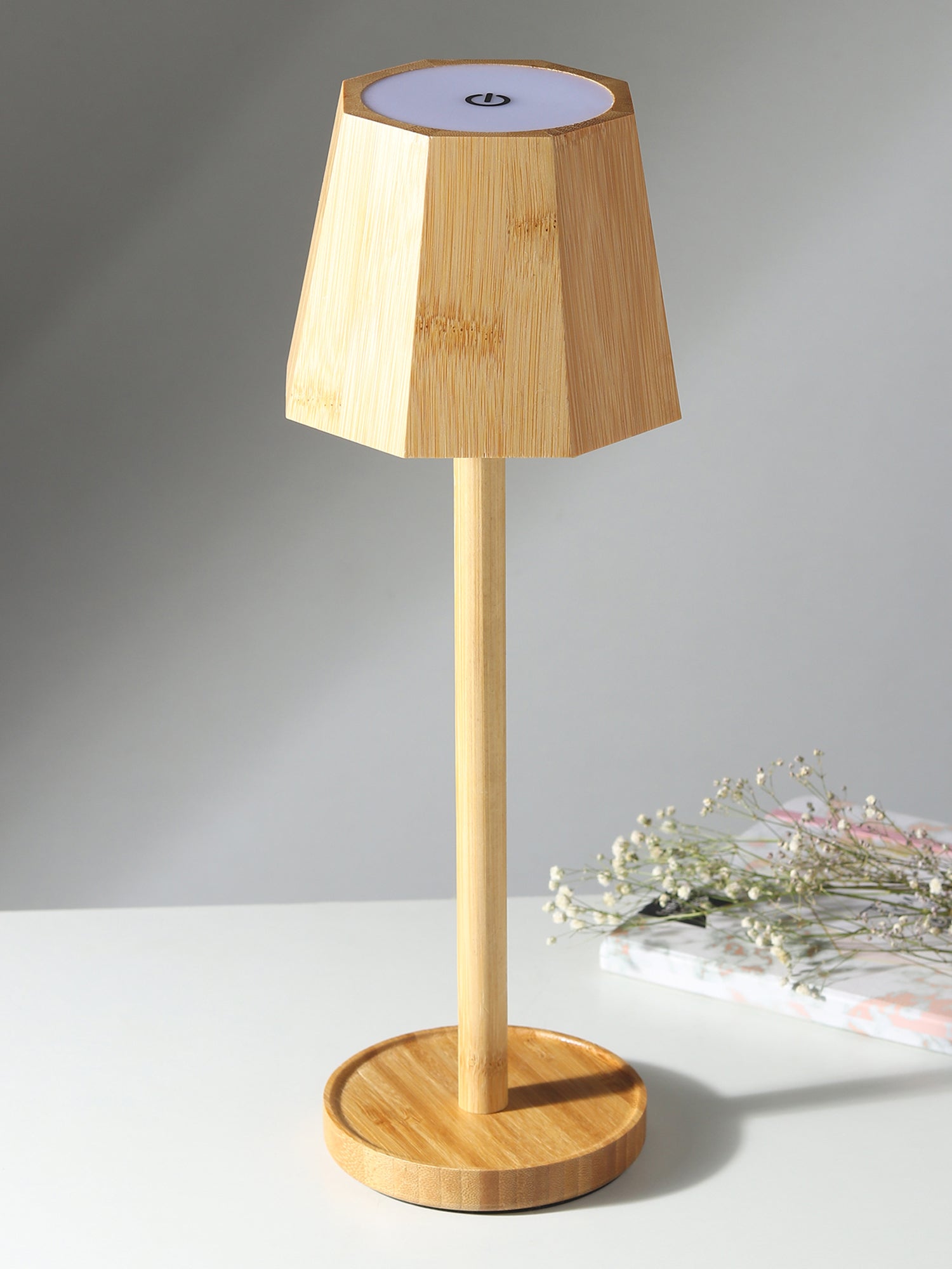 Ellis Wood Lamp | Bamboo