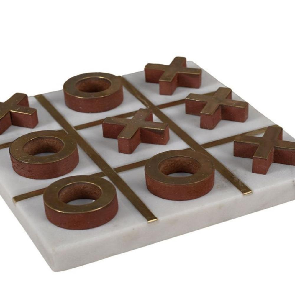 Tic Tac Toe Marble Game In A Gift Box