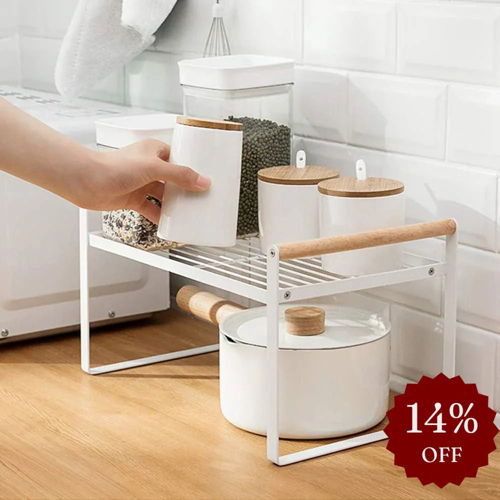 Steel Kitchen Rack | Countertop Riser for Kitchen | Kitchen Storage Stand