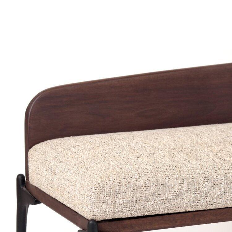 Rothko Bench | Mango Wood MDF Cast Aluminum