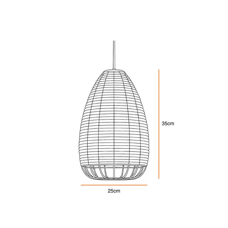 Meiji Collection - Teardrop Dome Pendant