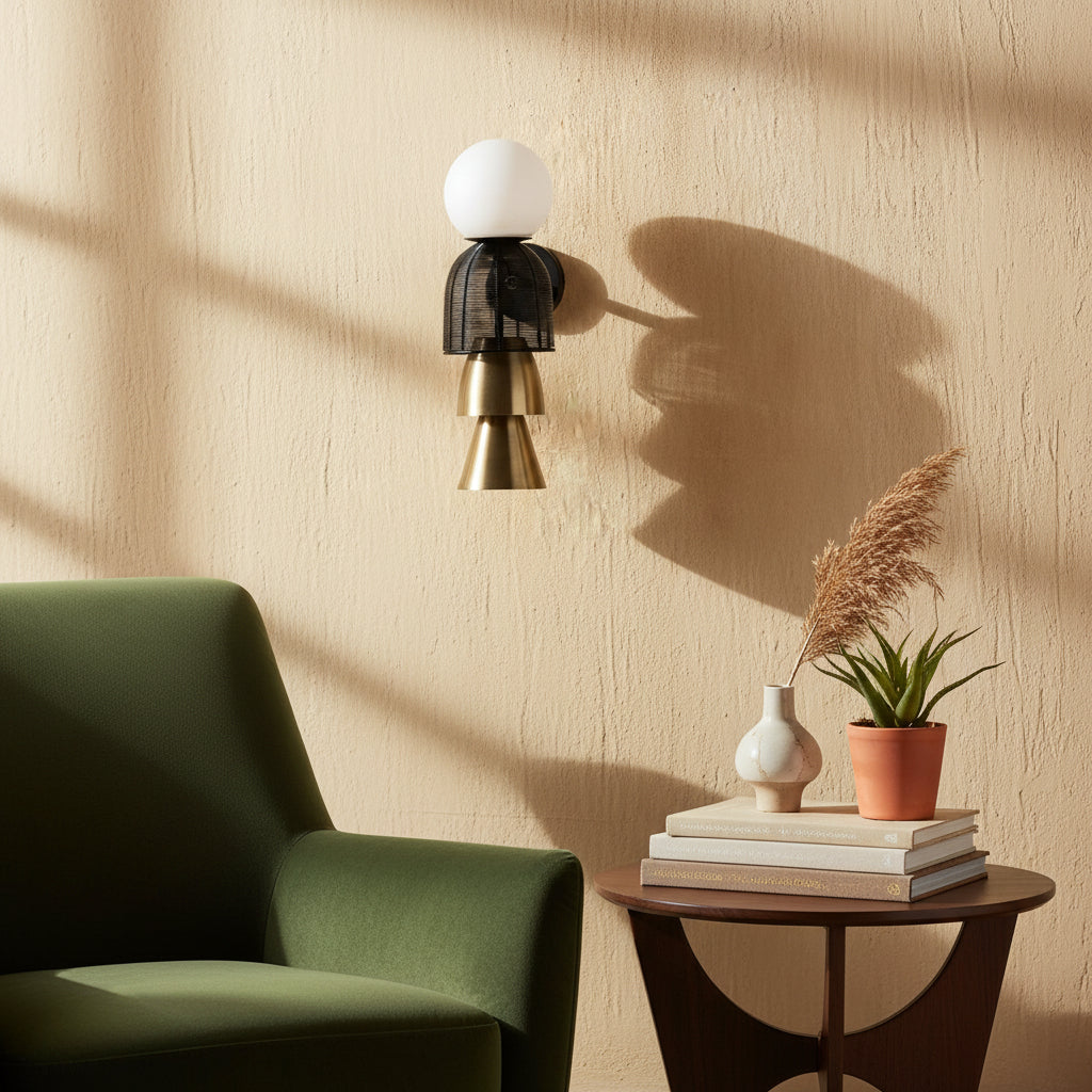 Totem Wall Lamp with Bulb| Fancy Wall Lights for Living Room | Decorative Wall Lights