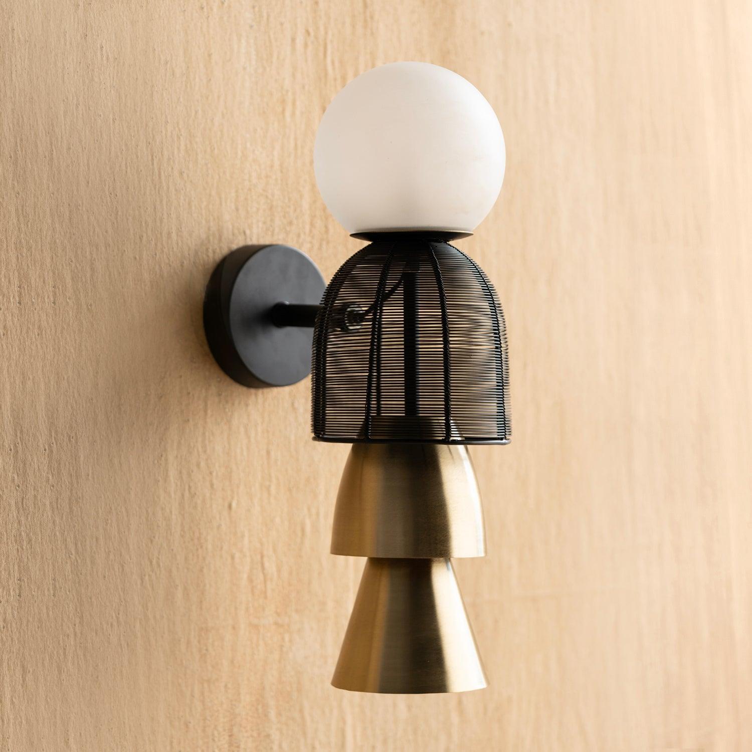 Totem Wall Lamp with Bulb| Fancy Wall Lights for Living Room | Decorative Wall Lights