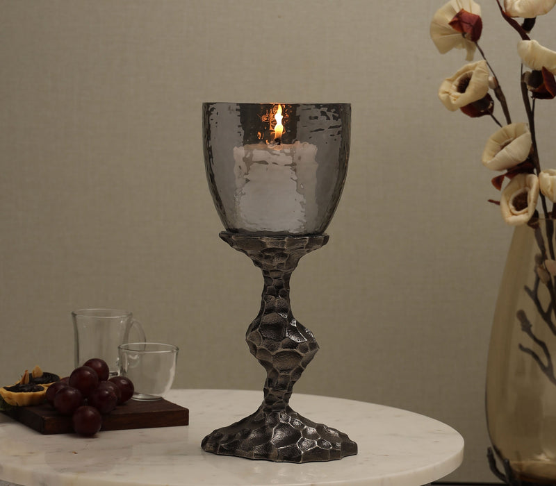 Chiselled Candle Holder