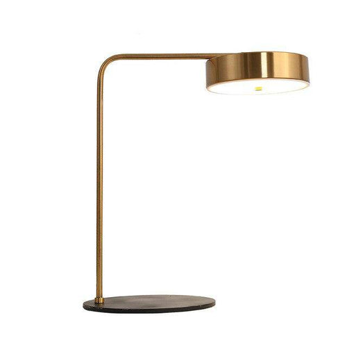 Round Gold Desk Table Lamp