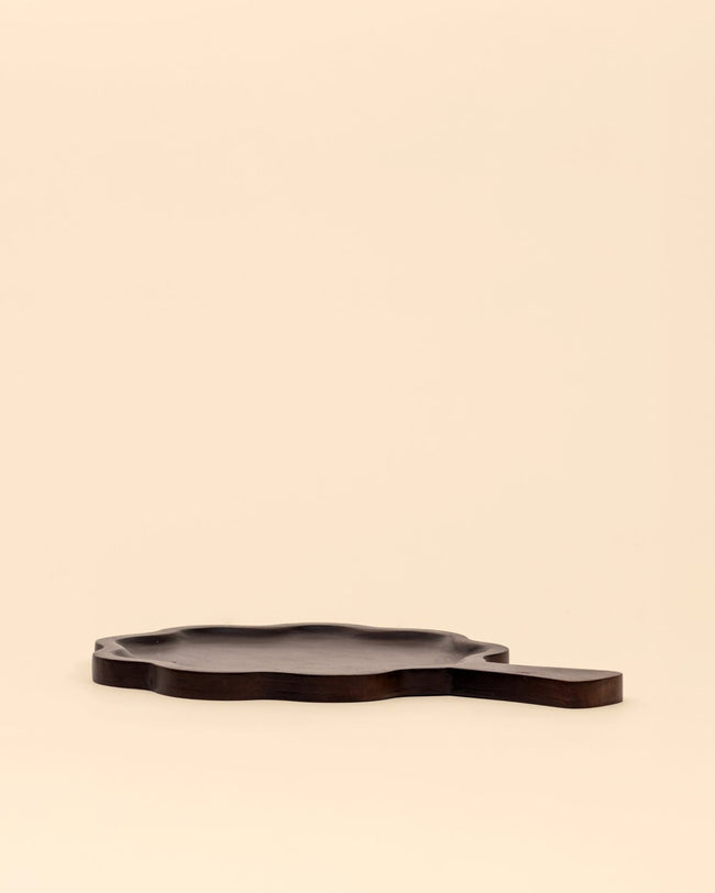 Frosted Wooden Platter