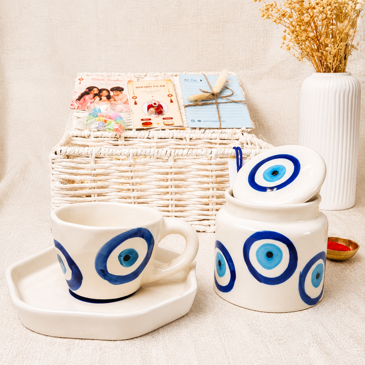 Blue Protection Rakhi Hamper