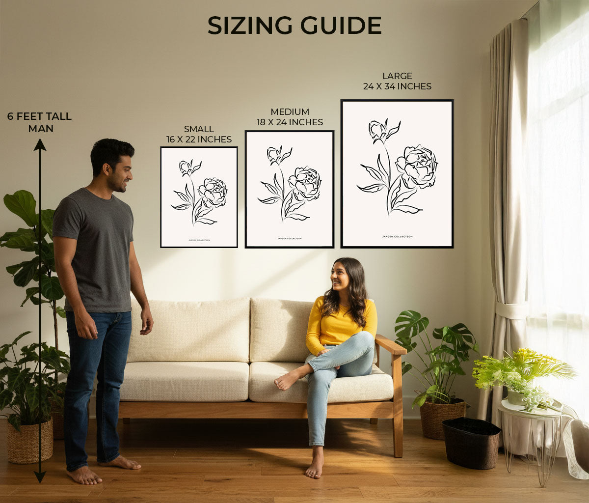 Pivoines Wall Painting