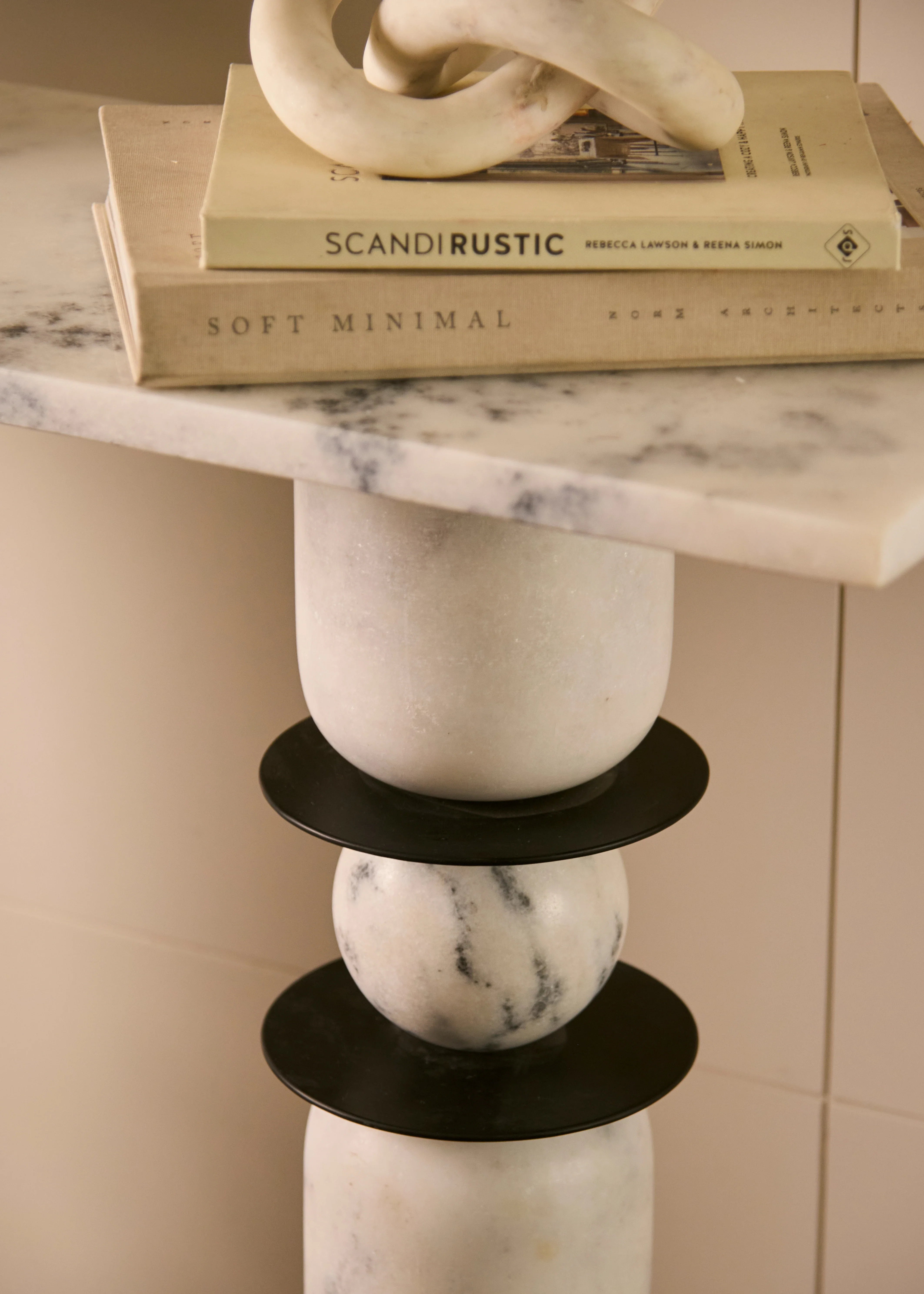 Obblo - Panther White Console Table