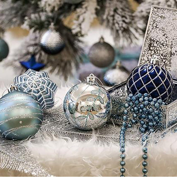 16 Pcs Christmas Ball Tree Ornaments Set |  Xmas Decoration