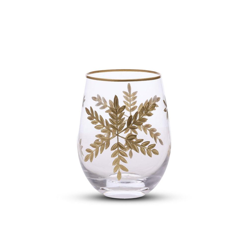 Paris Premium Drinking Glass Set of 4 | Luxury Gold Rim Whiskey Glasses