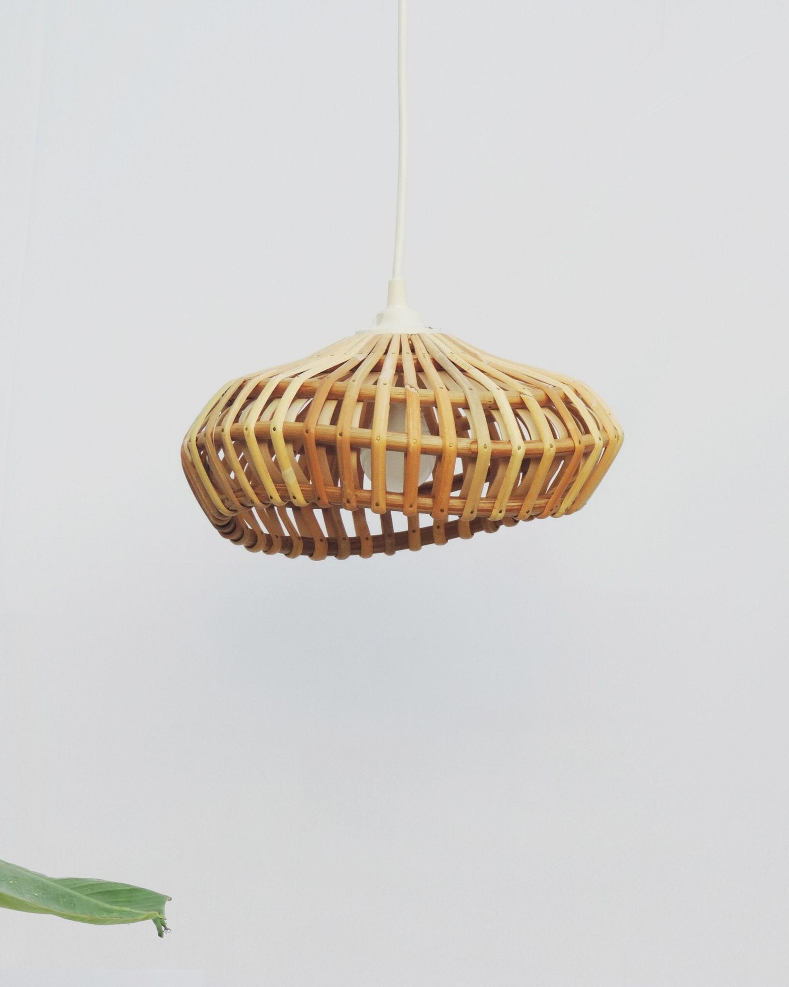 Alokik Handwoven Rattan Pendant Lamp | Sculptural Ambient Ceiling Light Lamp