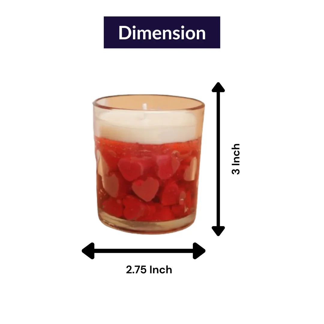 Scarlet Love Candle