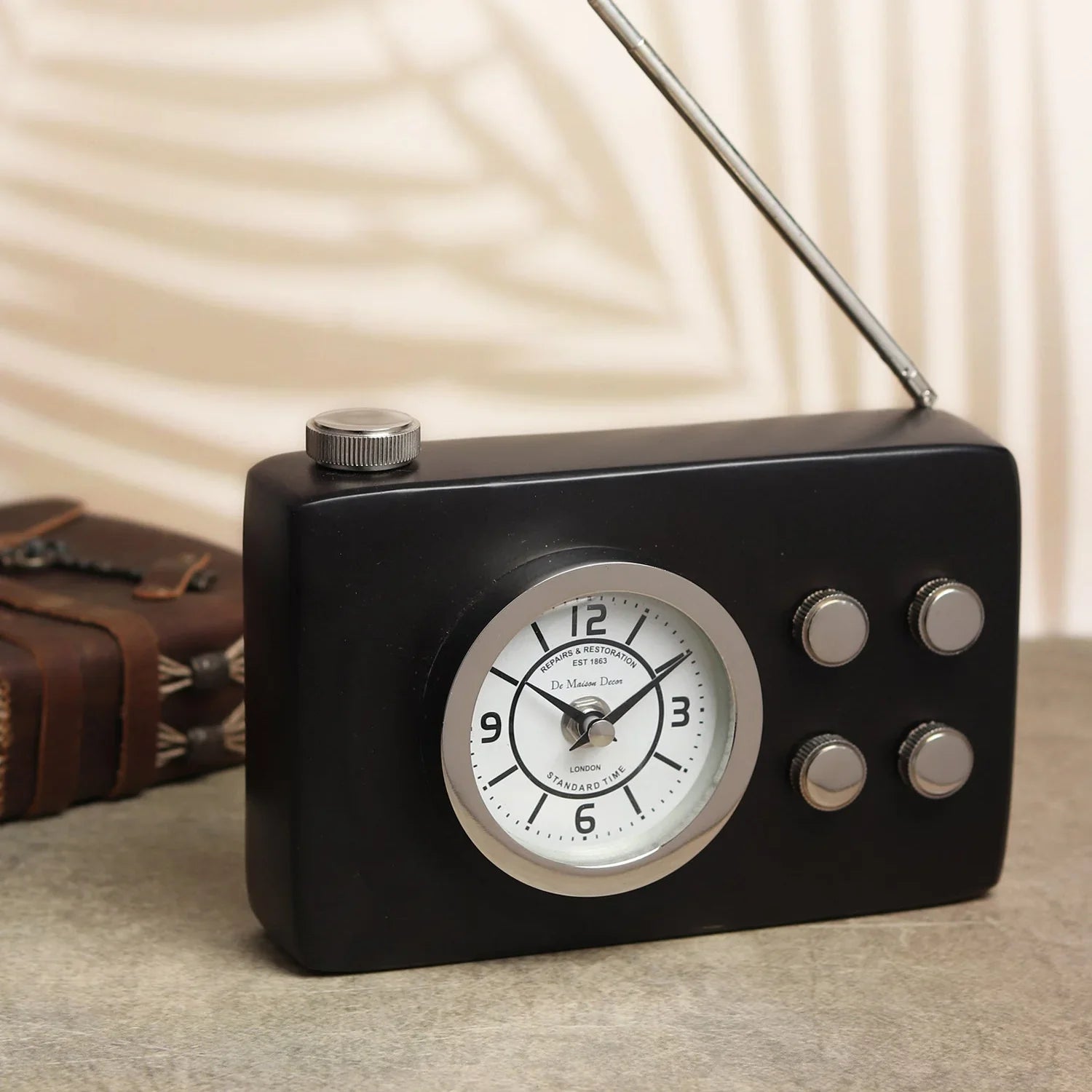 Broadcaster Table Clock