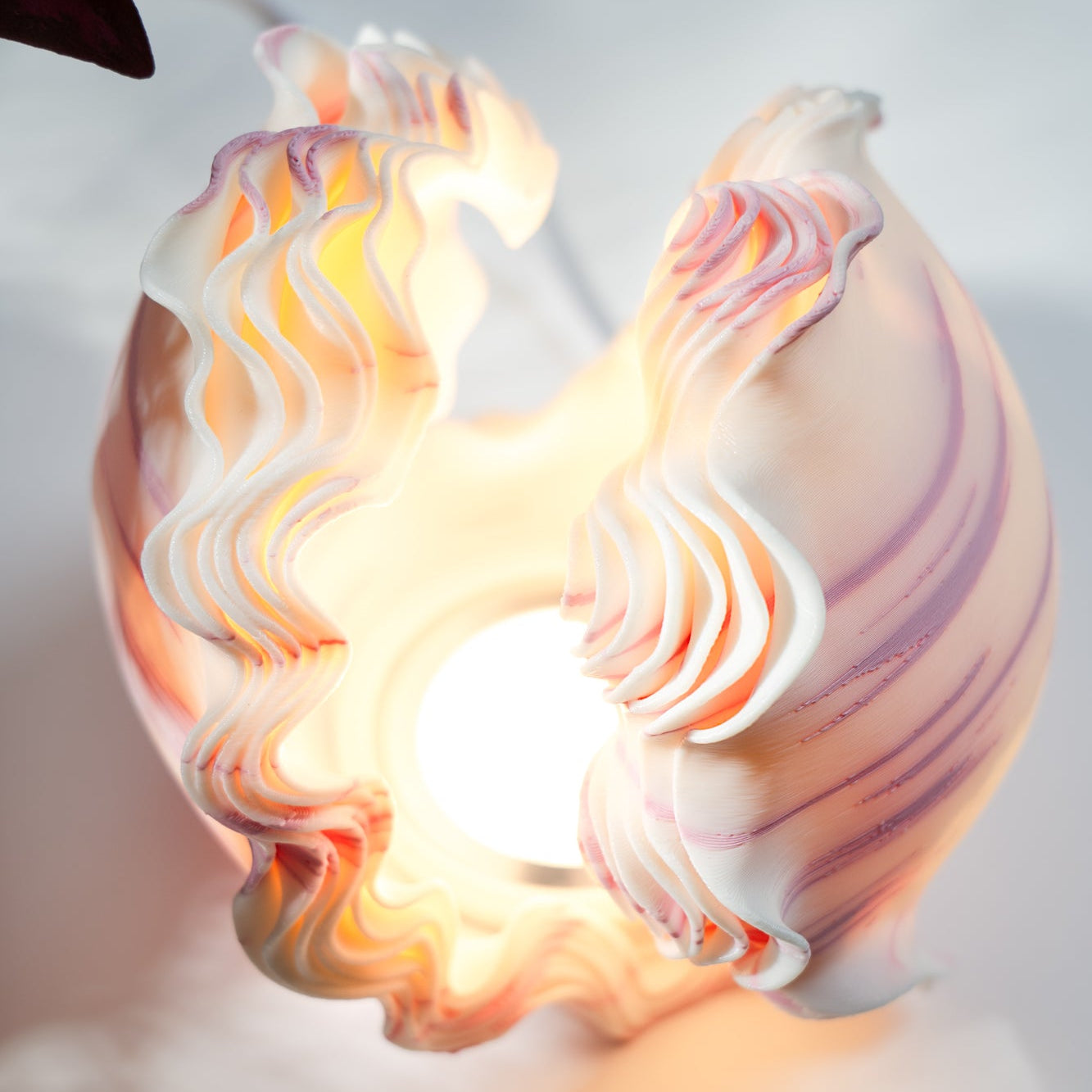 Ocean Petals Sculpted Mini Lamp