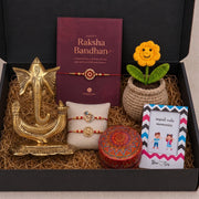 Modern Trunk Ganesha Idol Rakhi Celebration Box