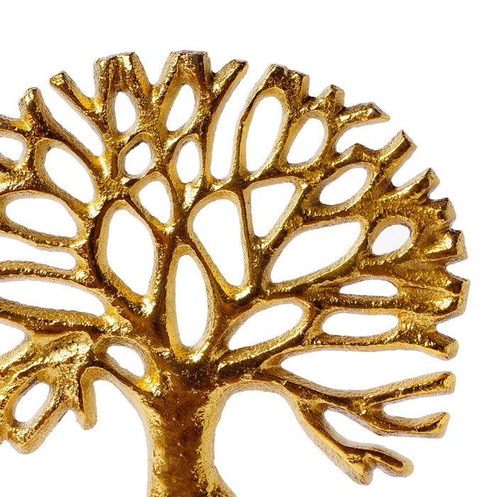 Tree Of Life Decor Showpiece - Gold