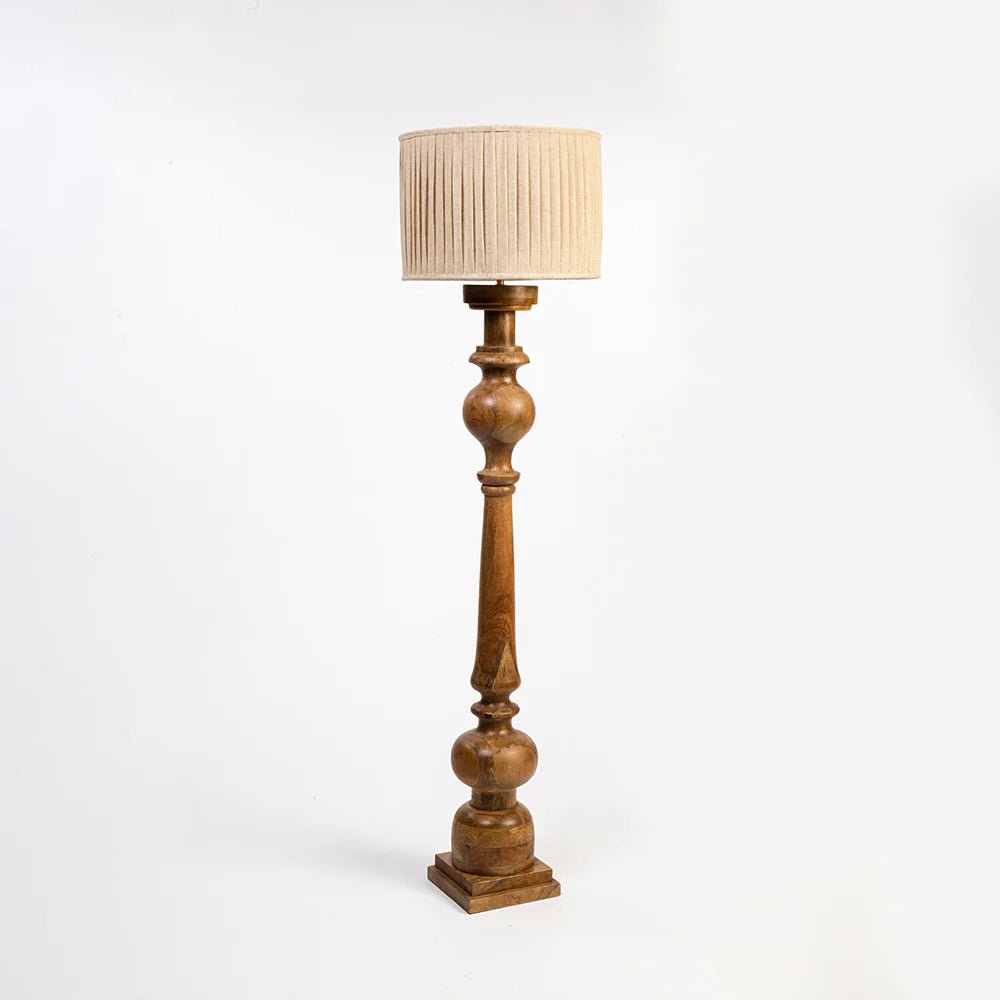 Aarav Wooden Floor Lamp