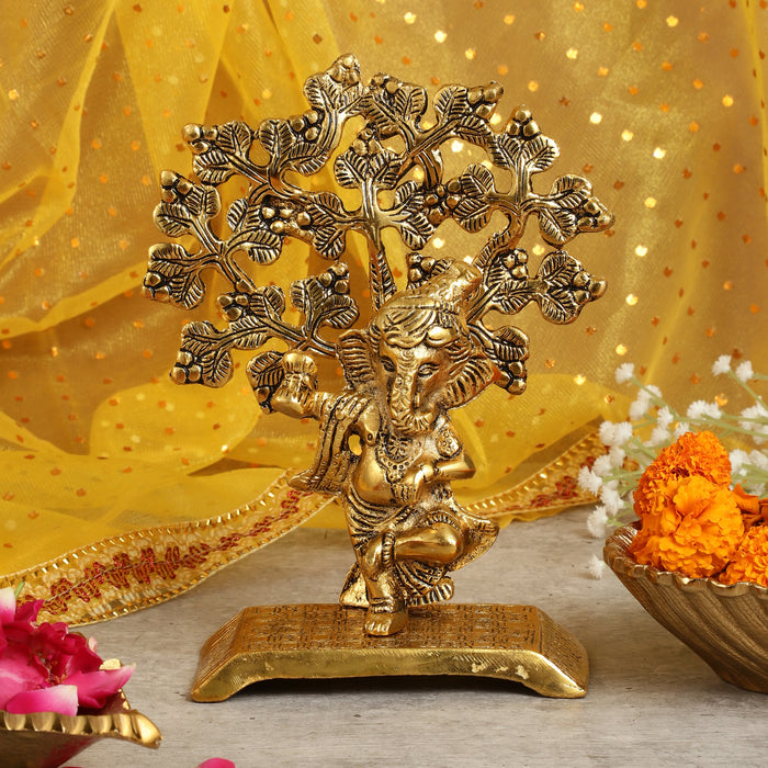 Lord Ganesh Ji Idol Metal Showpiece